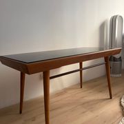 Czechoslovak Coffee Table by Jiri Jiroutek Mid-Century in Opax Glass