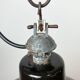 Industrial Black Enamel Hanging Lamp from Reluma, 1950s