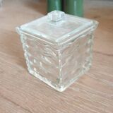 Glass candy dish or sugar bowl