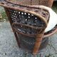 Armchair emmanuelle wicker vintage rattan