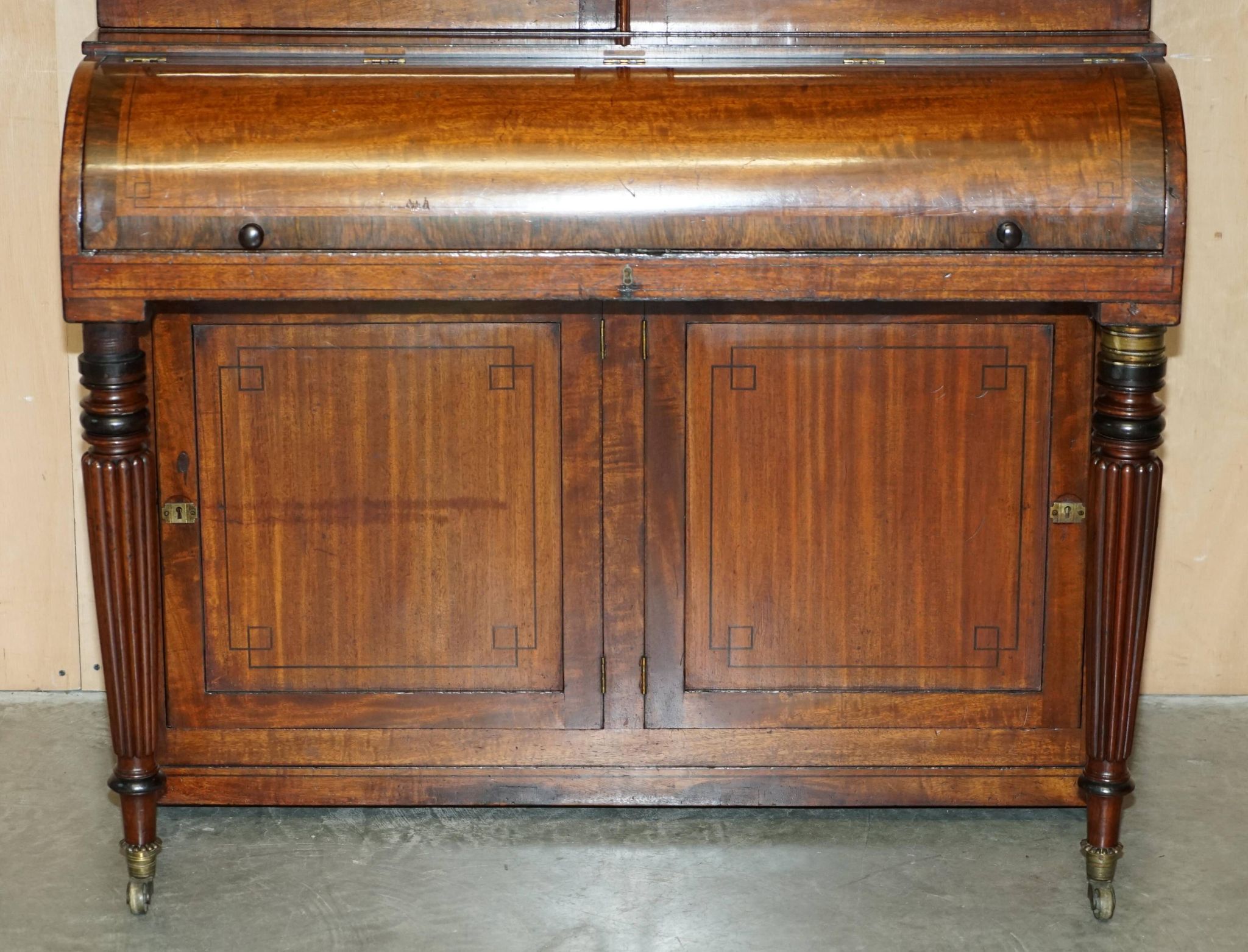 Victorian Scriban Desk in Walnut, 1860