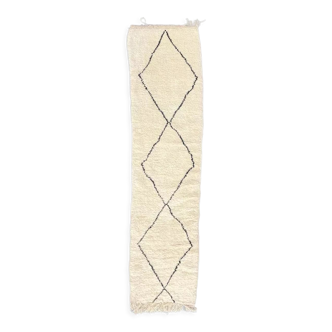 Carpet Beni Ourain Vintage corridor 80x350 cm