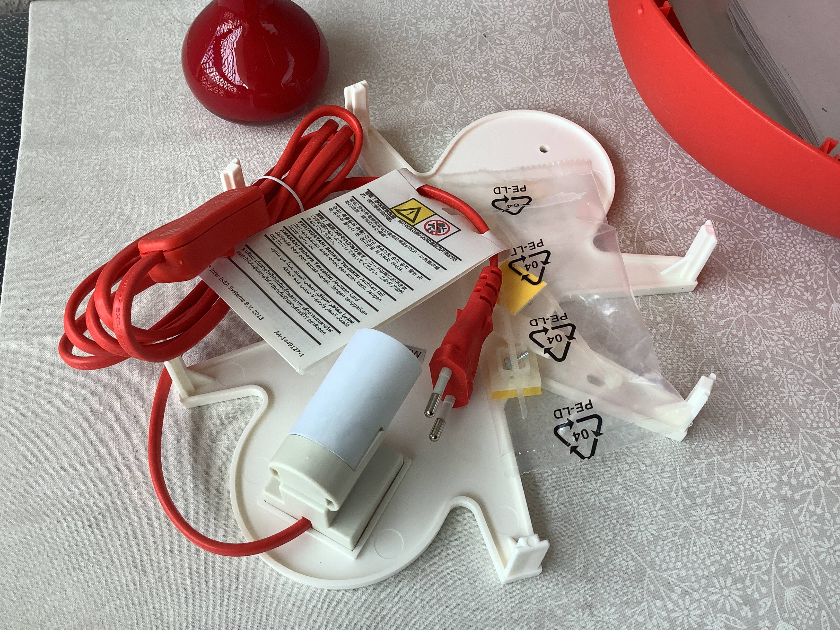 Ikea Drömminge balloon lamp, 1990s