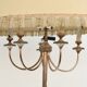 Silver metal lamppost