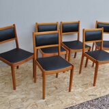 Lot of 6 vintage chairs