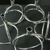Candlestick space age chrome 1970