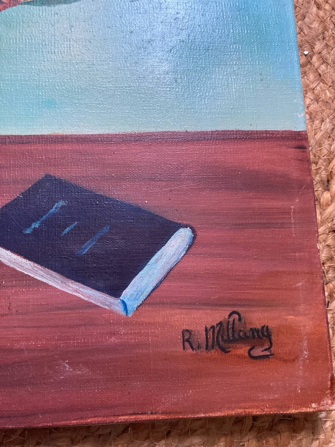 Oil on canvas bouquet