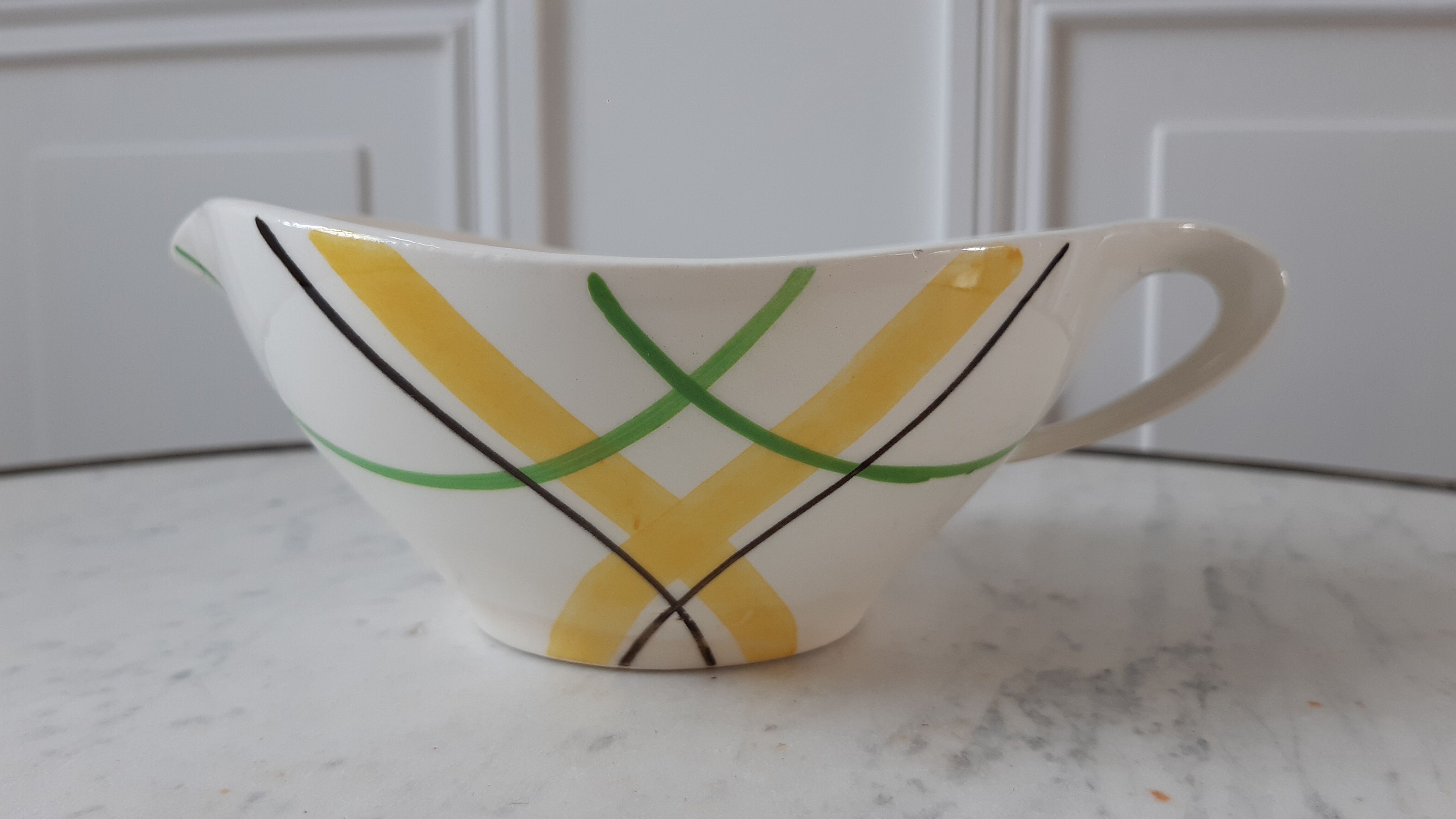 Sauce boat Gien Superb tureen model Sarabande years 50-60