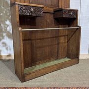 1930s Art Deco oak wardrobe