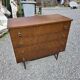 Vintage oak commode from the 1960s.