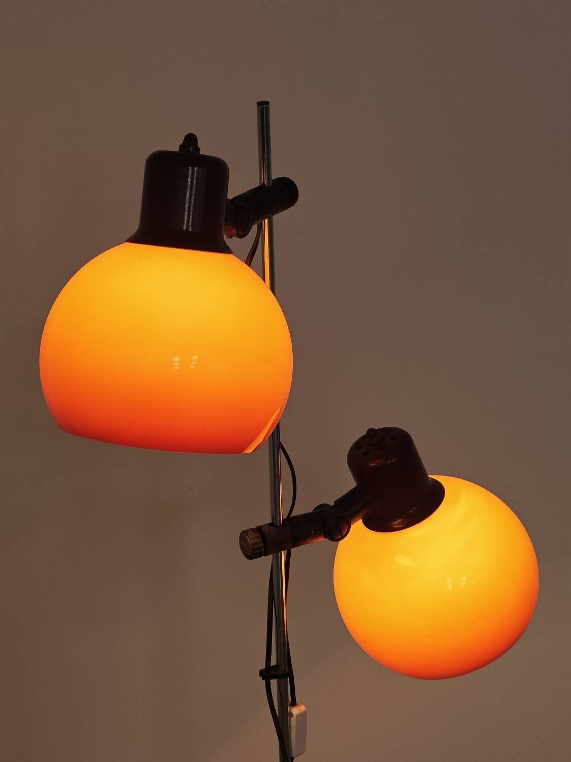 Adjustable Space Age Eye Ball Floor Lamp Hungary 1960