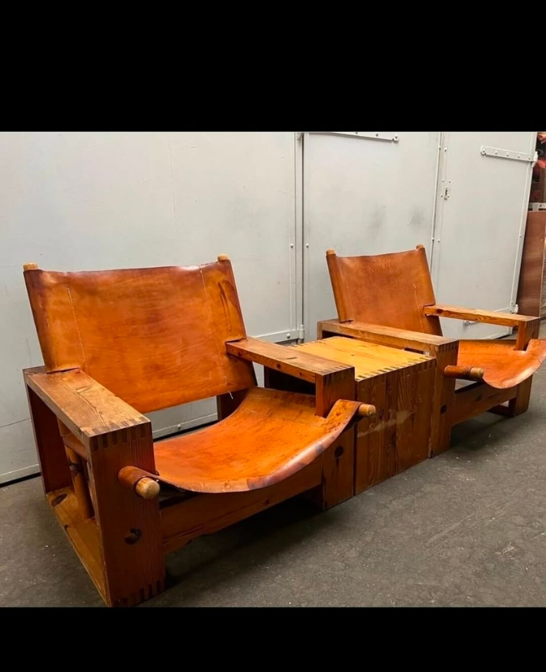 Pair of lounge chairs by Ate van Apeldoorn for Houtwerk Hattem, 1970s