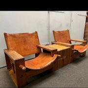 Pair of lounge chairs by Ate van Apeldoorn for Houtwerk Hattem, 1970s.