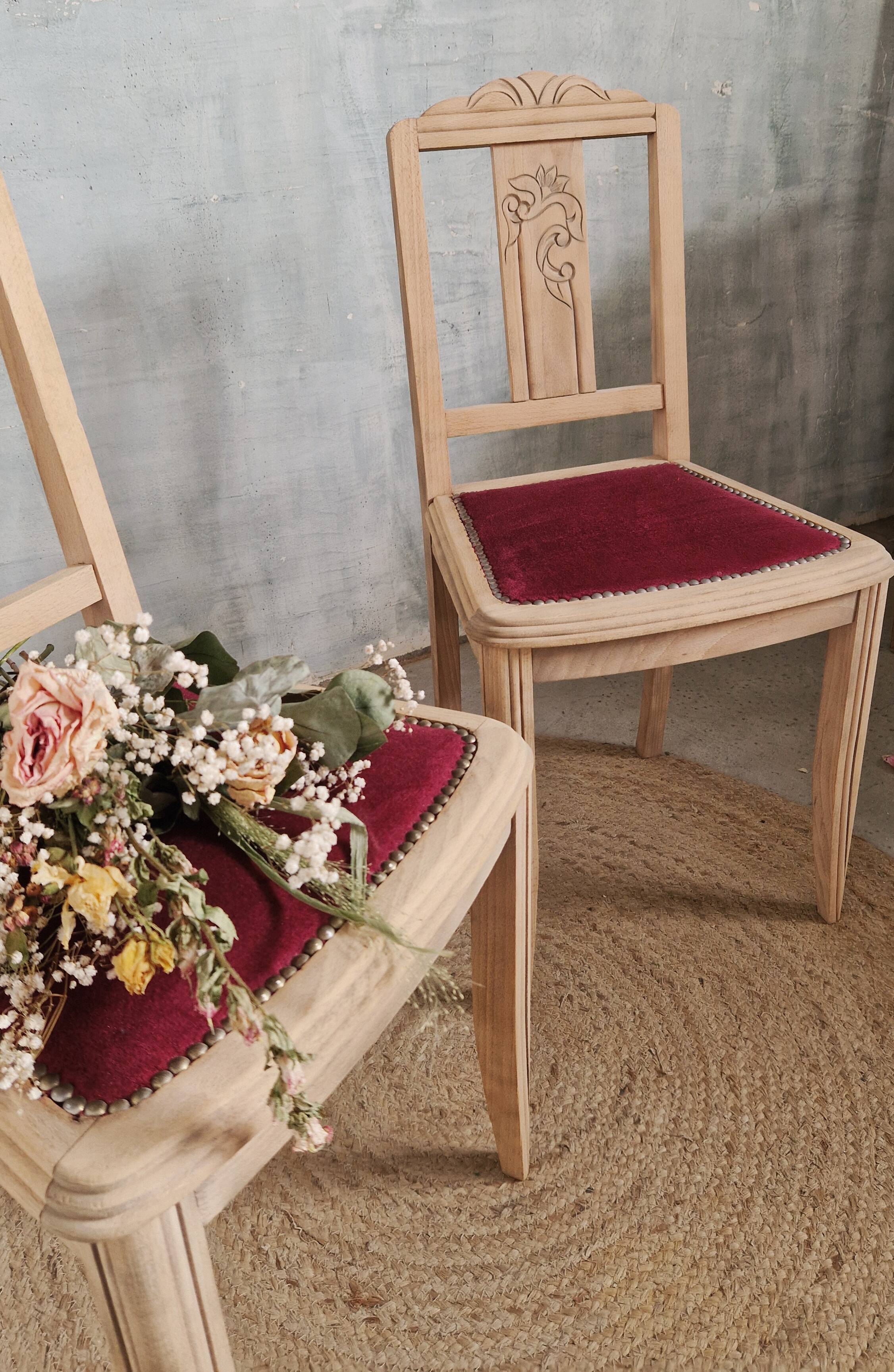 Joli duo de chaises art déco