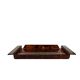 Hollywood regency brass and tortoiseshell lucite tray, Italy 1970s