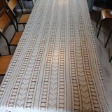 Dessus de lit ancien en crochet fait main