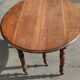 Table 6 pieds louis philippe noyer 2m25
