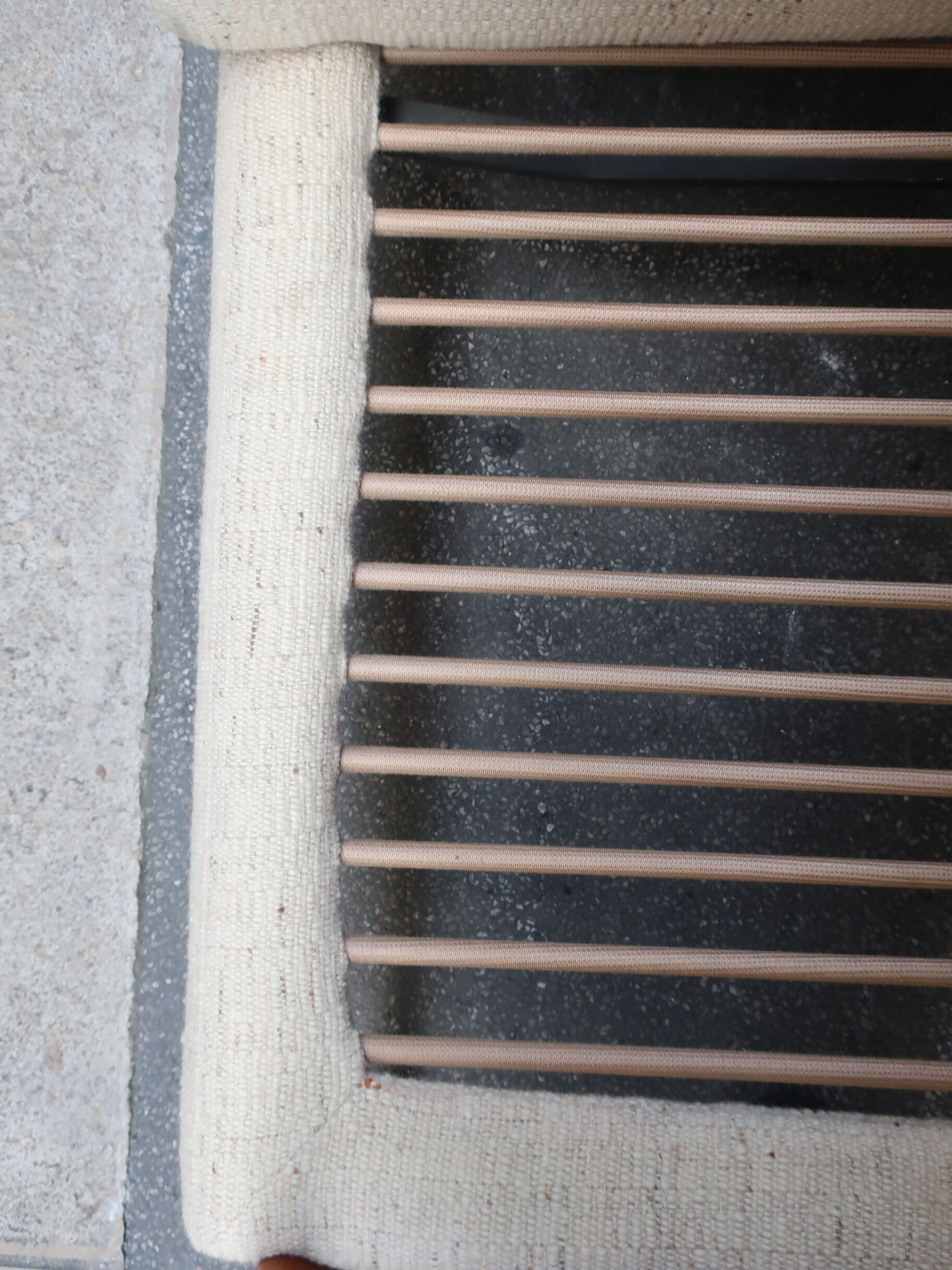 Scandinavian sofa in teak two-seater 60s
