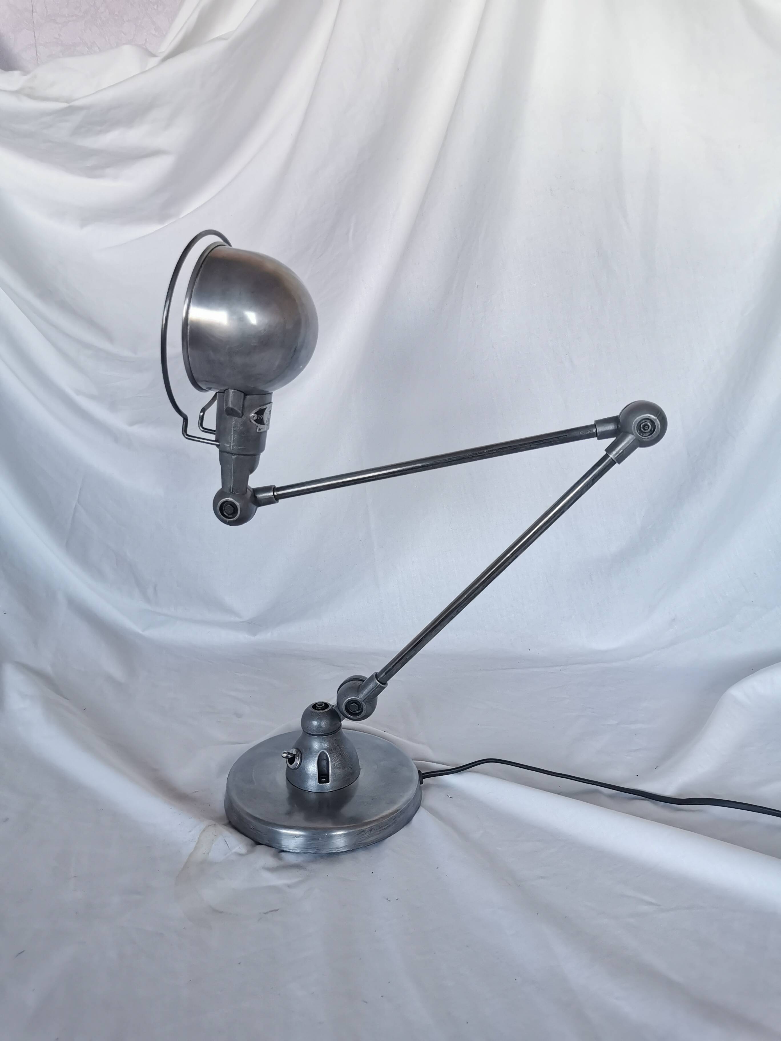 Jieldé SI333 lamp, raw steel, Lyon, France