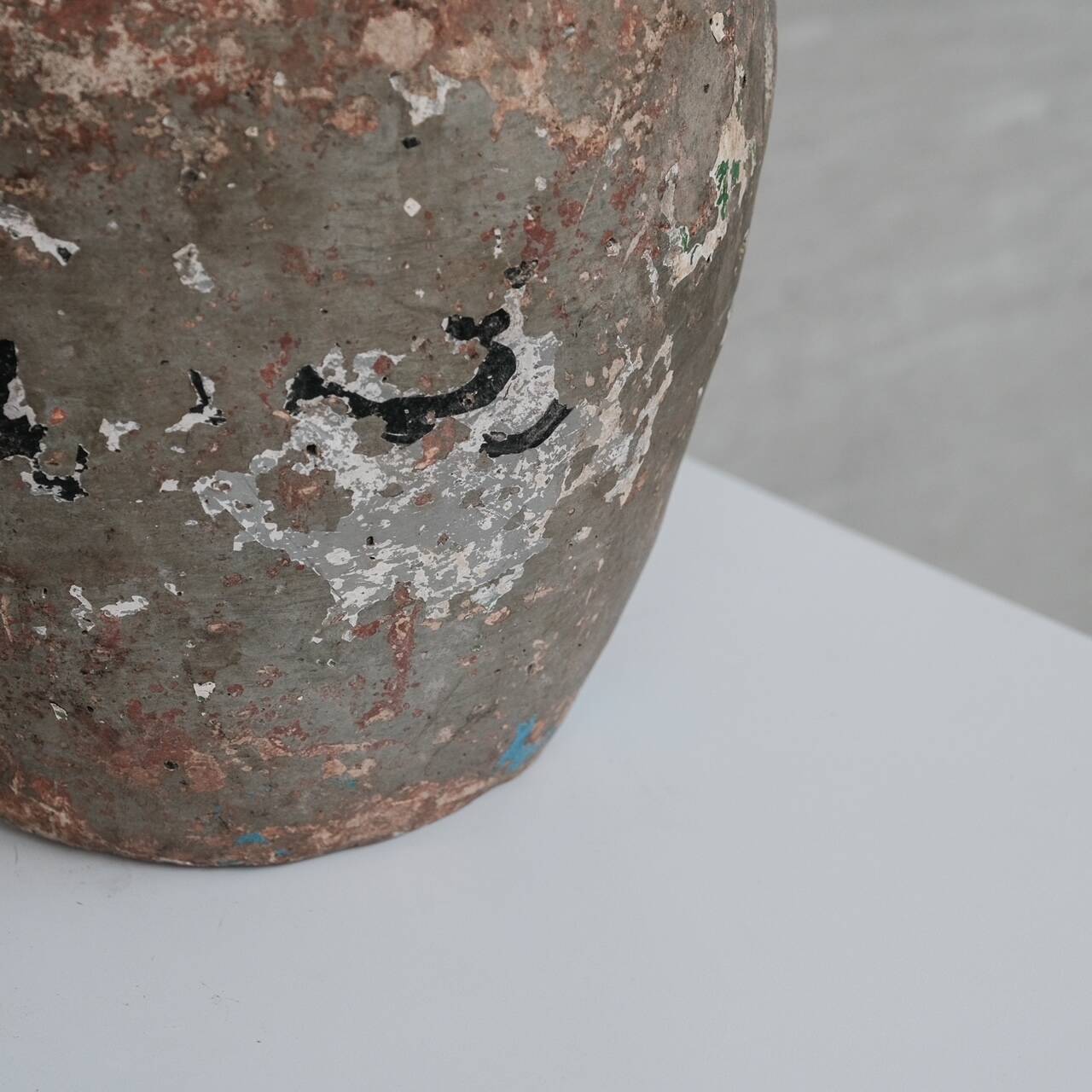 Antique Italian Patinated Ceramic Vase