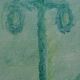 Olle Lindgren ( 1930-2018), Swedish Expressionist Painting, Oil on Canvas, 1976, Framed