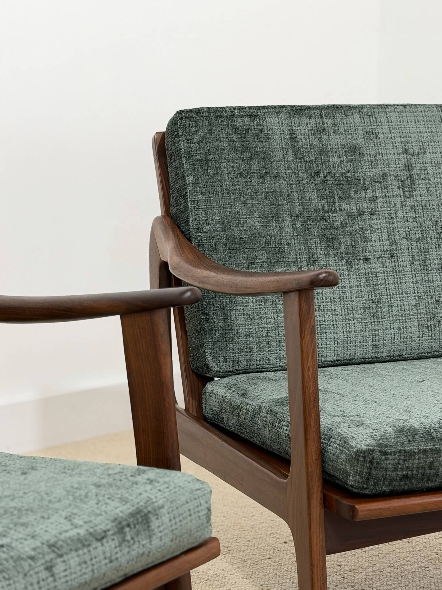 Pair of vintage Scandinavian armchairs – 1960s/70s