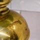 Table lamp in brass and blown glass, Caccia Dominioni style 60s