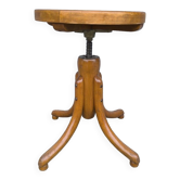 Adjustable bentwood stool