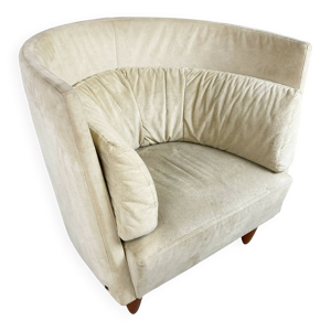 Fauteuil vintage à dossier - haut