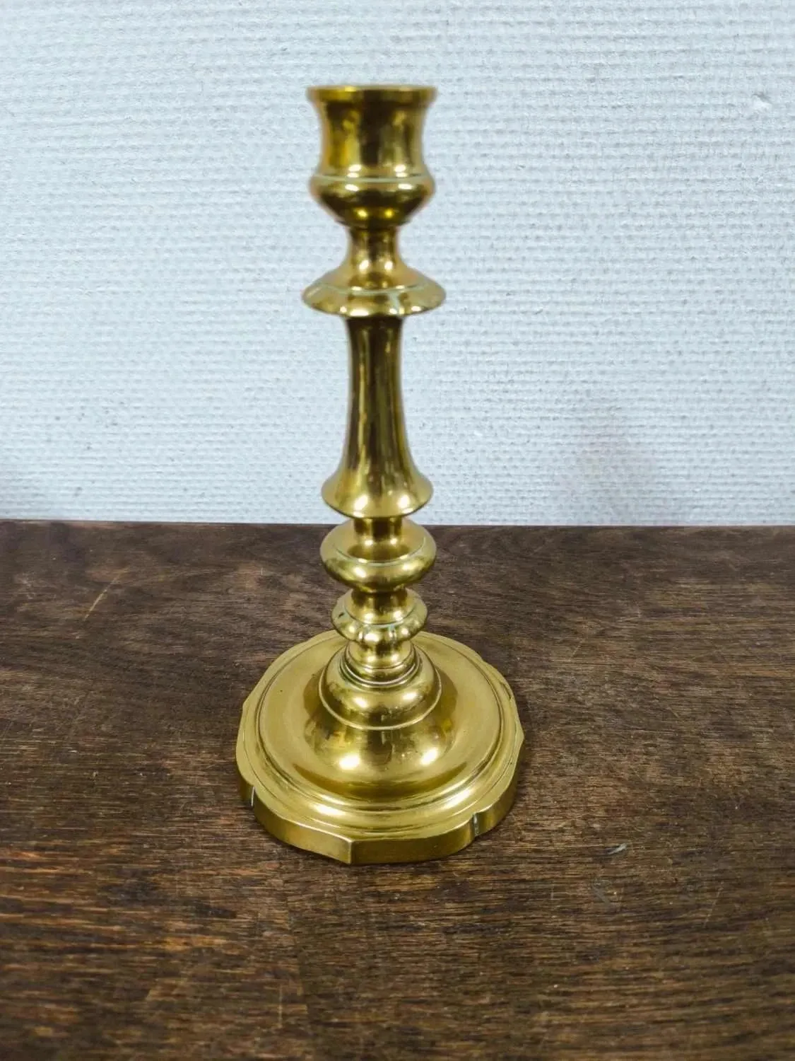 Bougeoir, chandelier en laiton