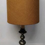 Table Lamp H: 73 cm - Vintage Pewter Lamp Base