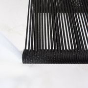 Indoor/Outdoor pair of Black/White Armchairs