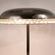 Mushroom Table Lamp in Nickel and Crystal Bakalowits Vienna, Austria, 1950s