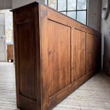 XL oak workshop sideboard with sliding doors from 1900