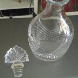 Carafe à whisky vintage en cristal année 50/60