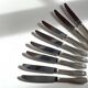 8 Table Knives A. Krupp Italy Vintage