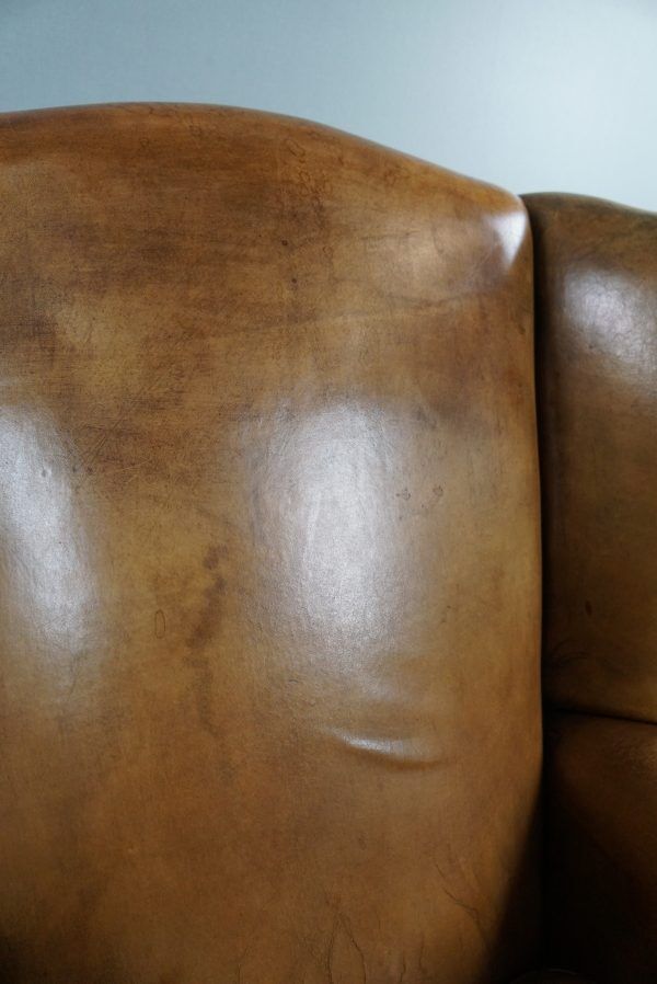 Classic sheepskin armchair