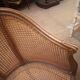 Louis xv style canned armchair