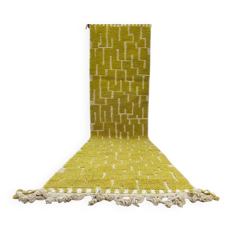 Handmade wool hallway rug 300cm x 70cm