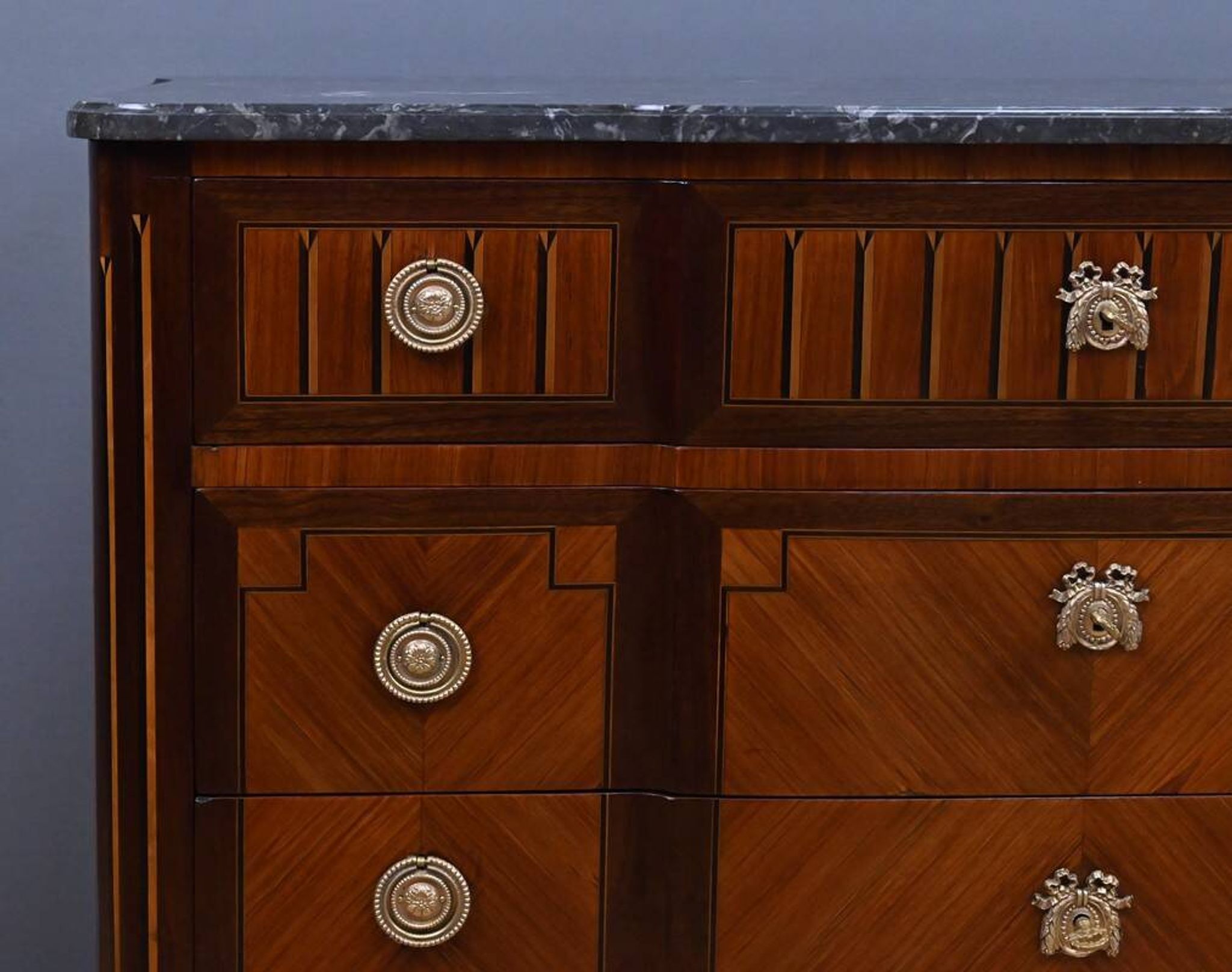 Mahogany and Rosewood Commode, Louis XVI style – 1st part of the 20th century