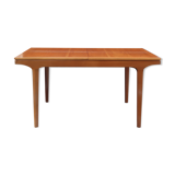 Nathan furniture dining table in 60s teak with butterfly extension