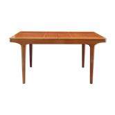 Table de salle à manger Nathan furnitures en teck des années 60 avec rallonge papillon
