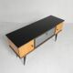 Vintage sideboard with tapered legs, 1950s.