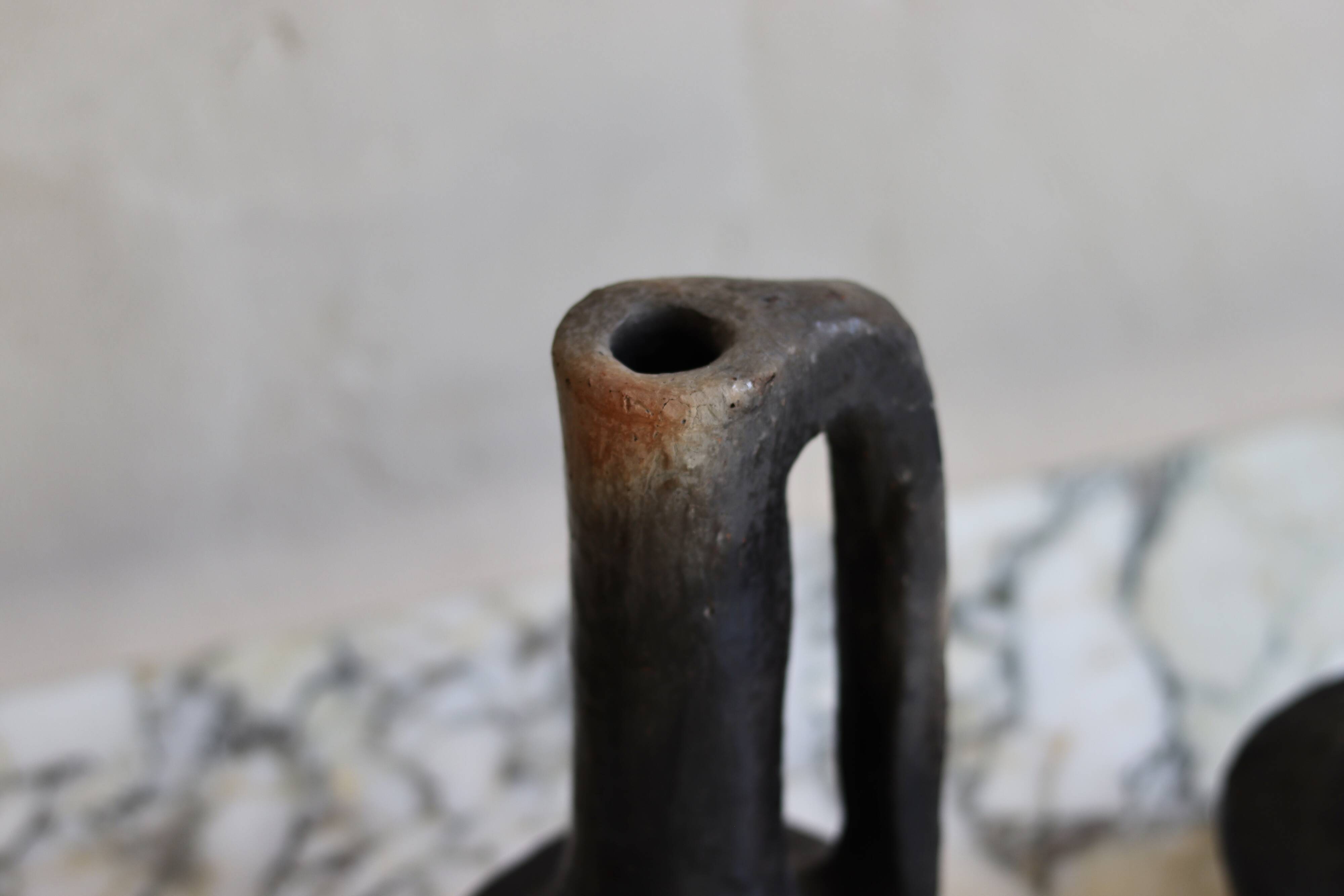 Antique terracotta pitchers