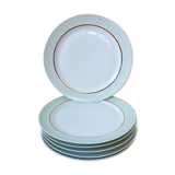 Six Limoges porcelain plates