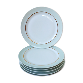 Six Limoges porcelain plates