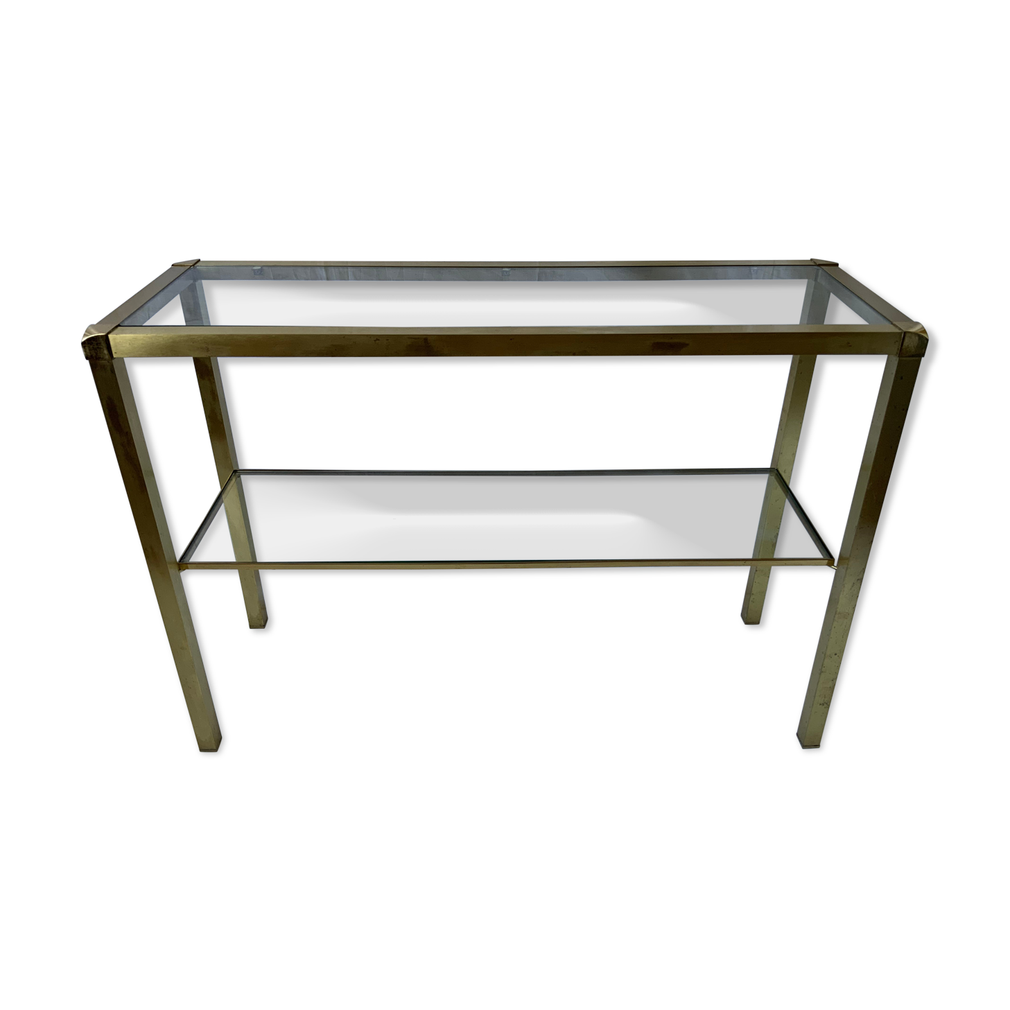 Brass console