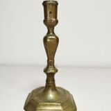 Ancien bougeoir en bronze, xviième siècle