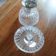 Sucrier ancien en verre + métal 