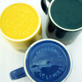 Set of 3 ceramic mugs Staffordshire Tableware